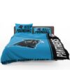 NFL Carolina Panthers Duvet Cover and Pillowcase Set Bedding Set
