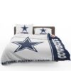 NFL Dallas Cowboys Duvet Cover and Pillowcase Set Bedding Set