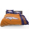 NFL Denver Broncos Duvet Cover and Pillowcase Set Bedding Set