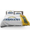 NFL Los Angeles Chargers Duvet Cover and Pillowcase Set Bedding Set