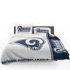 NFL Los Angeles Rams Duvet Cover and Pillowcase Set Bedding Set