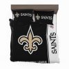 NFL New Orleans Saints Duvet Cover and Pillowcase Set Bedding Set
