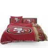 NFL San Francisco 49ers Duvet Cover and Pillowcase Set Bedding Set