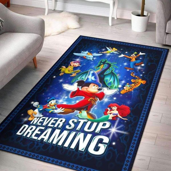 Never stop dreaming living room rugs carpet