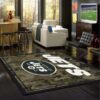 New York Jets Camocarpet Living Room Rugs