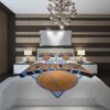 New York Knicks 1 NBA Basketball ize Duvet Cover and Pillowcase Set Bedding Set
