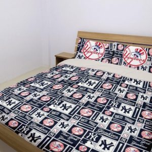 New York Yankees Duvet Cover and Pillowcase Set Bedding Set 1000