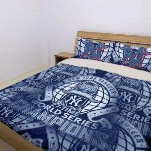 New York Yankees Duvet Cover and Pillowcase Set Bedding Set 999