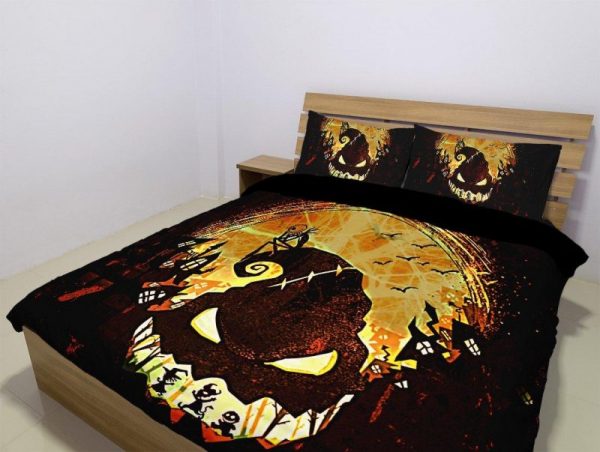 Nightmare Before Christmas Duvet Cover and Pillowcase Set Bedding Set 1041