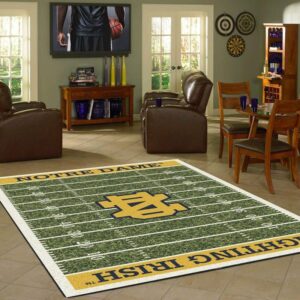 Notre Dame Rug Team Home Field Carpet Living Room Rugs