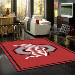 Ohio State Rug Team Spirit Carpet Living Room Rugs