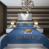Oklahoma City Thunder 2 NBA Basketball ize Duvet Cover and Pillowcase Set Bedding Set 1090