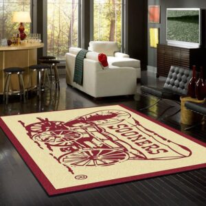 Oklahoma Football Carpet Living Room Rugs