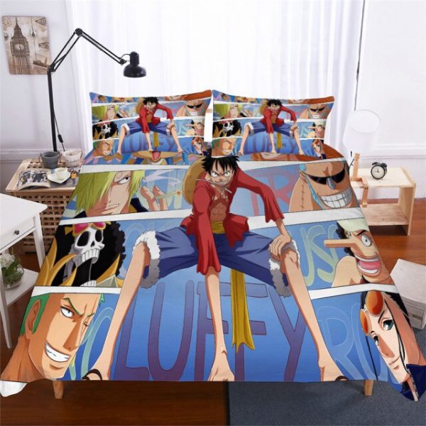 One Piece 222 Duvet Cover and Pillowcase Set Bedding Set