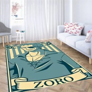One piece zoro background carpet living room rugs
