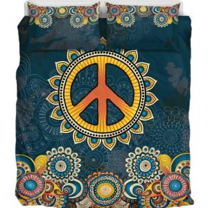 Peace Mandala Duver Duvet Cover and Pillowcase Set Bedding Set 888