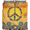 Peace Mandala Duver Duvet Cover and Pillowcase Set Bedding Set 904