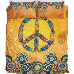 Peace Mandala Duver Duvet Cover and Pillowcase Set Bedding Set 904