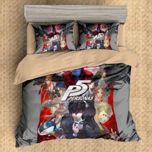 Persona 5 1 Duvet Cover and Pillowcase Set Bedding Set