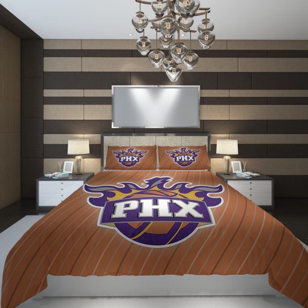 Phoenix Suns 5 NBA Basketball ize Duvet Cover and Pillowcase Set Bedding Set