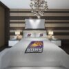Phoenix Suns 9 NBA Basketball ize Duvet Cover and Pillowcase Set Bedding Set