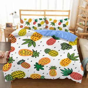 Pineapple 2 Duvet Cover and Pillowcase Set Bedding Set