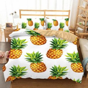 Pineapple 3 Duvet Cover and Pillowcase Set Bedding Set