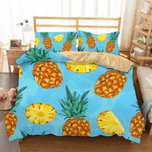 Pineapple 4 Duvet Cover and Pillowcase Set Bedding Set