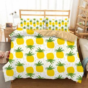 Pineapple 5 Duvet Cover and Pillowcase Set Bedding Set