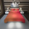 Pink Peach Gradient 49 Duvet Cover and Pillowcase Set Bedding Set