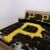 Pittsburgh Pirates Duvet Cover and Pillowcase Set Bedding Set 1029