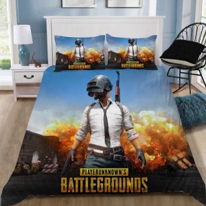 Playerunknown’S Pubg Gamer Duvet Cover and Pillowcase Set Bedding Set 185