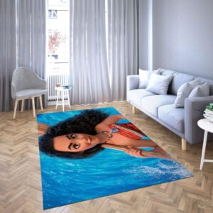 Princess Moana of Disney Favorite cartoon movie Carpet Living Room Rugs 28