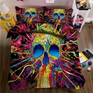 Psychedelic Duvet Cover and Pillowcase Set Bedding Set