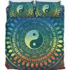Psychedelic Ying Yang Duver Duvet Cover and Pillowcase Set Bedding Set