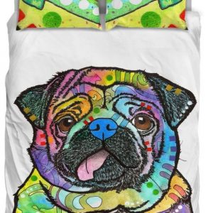 Pug Duvet Cover and Pillowcase Set Bedding Set 819