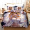 Pure Bride Duvet Cover and Pillowcase Set Bedding Set