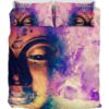 Purple Buddha Duver Duvet Cover and Pillowcase Set Bedding Set