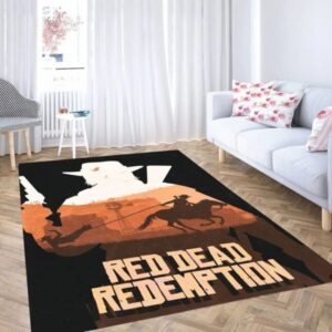 Red dead redemption art carpet living room rugs