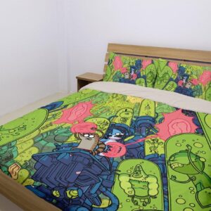 Regular Shows Duvet Cover and Pillowcase Set Bedding Set