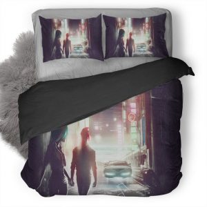 Rendezvous Scandroid Artwork V4 Duvet Cover and Pillowcase Set Bedding Set