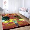 Rick and morty anatomy park carpet living room rugs