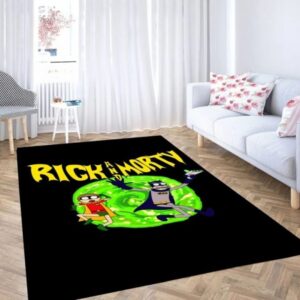 Rick and morty batman robin carpet living room rugs