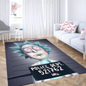 Rick and morty prisoner carpet living room rugs