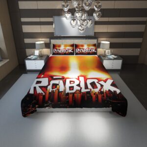 Roblox Cool 35 Duvet Cover and Pillowcase Set Bedding Set