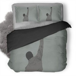 Rocky Balboa Artwork Wide Duvet Cover and Pillowcase Set Bedding Set