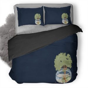 Save Trees Artwork Qhd Duvet Cover and Pillowcase Set Bedding Set