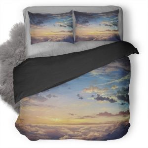 Sea Of Clouds Painting Vy Duvet Cover and Pillowcase Set Bedding Set