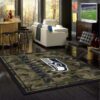 Seattle Seahawks Camo Carpet Living Room Rugs