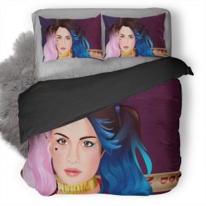 Selena Gomez As Harley Quinn Av Duvet Cover and Pillowcase Set Bedding Set